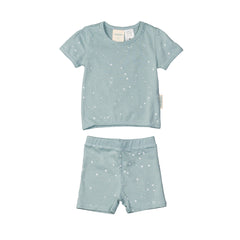 Merino Cotton Summer Pyjamas - Tide Stars