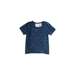 Merino Cotton Summer Pyjama Top - Tekapo Stars