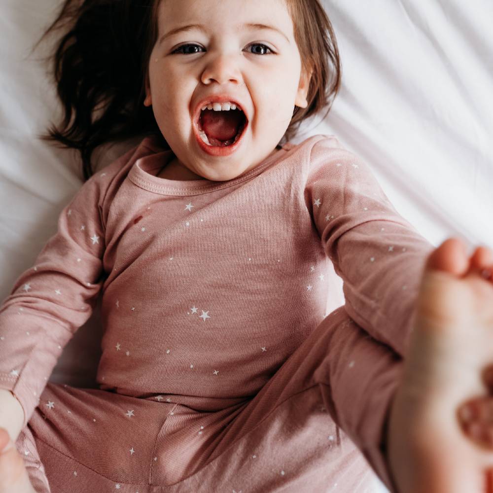 Merino Cotton Winter Pyjamas - Dusk Stars