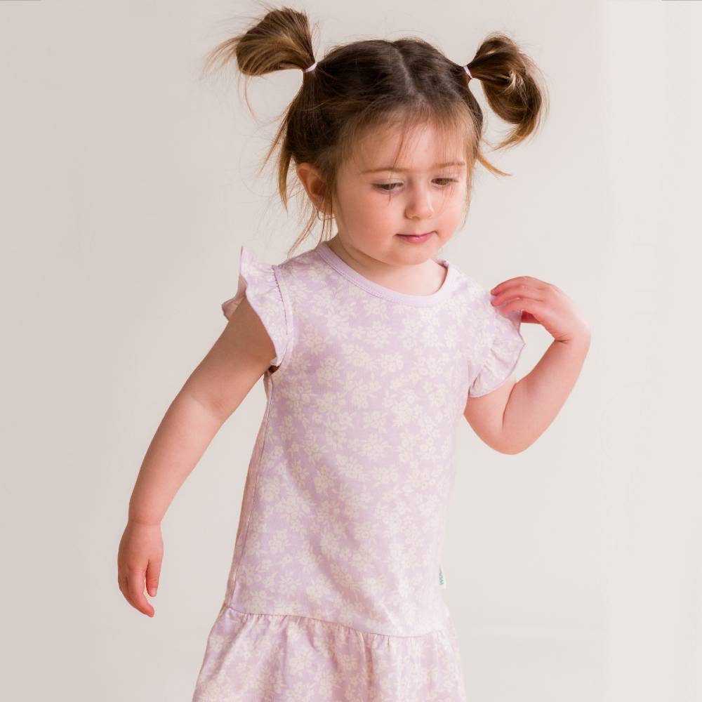 Merino Cotton Summer Nightie - Mauve Manuka
