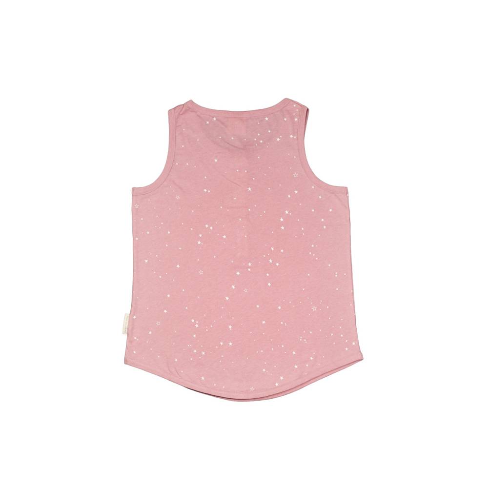 Relax! Merino Cotton Henley Tank - Dusk Stars