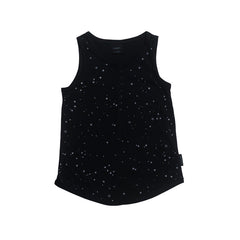 Relax! Merino Cotton Henley Tank - Night Stars