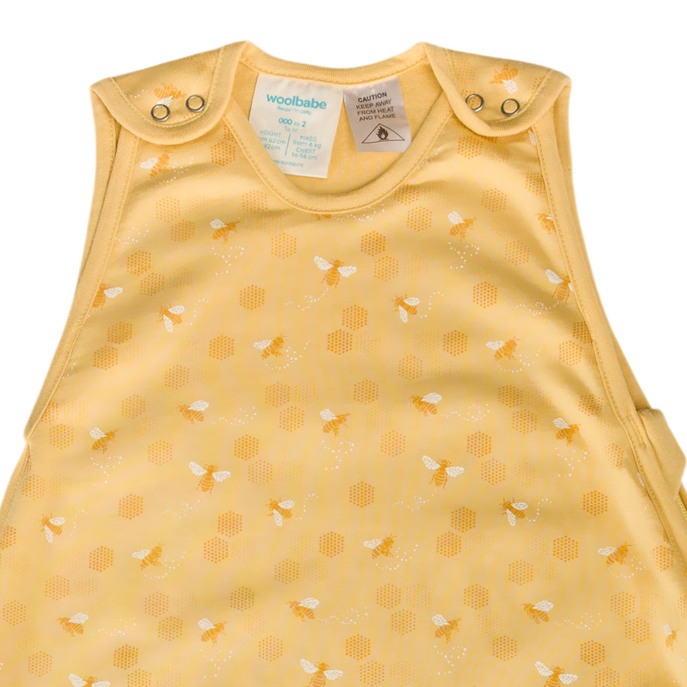 3 Seasons Side Zip Sleeping Bag - Buttercup Bees