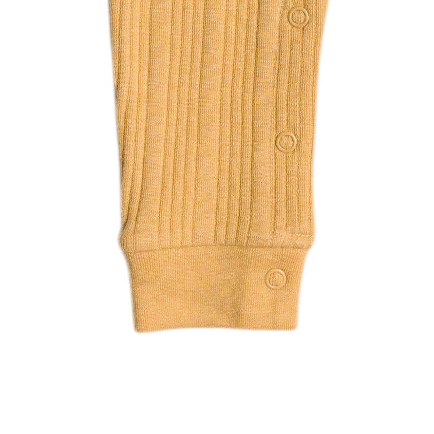 Merino Cotton Henley Suit - Buttercup Marl