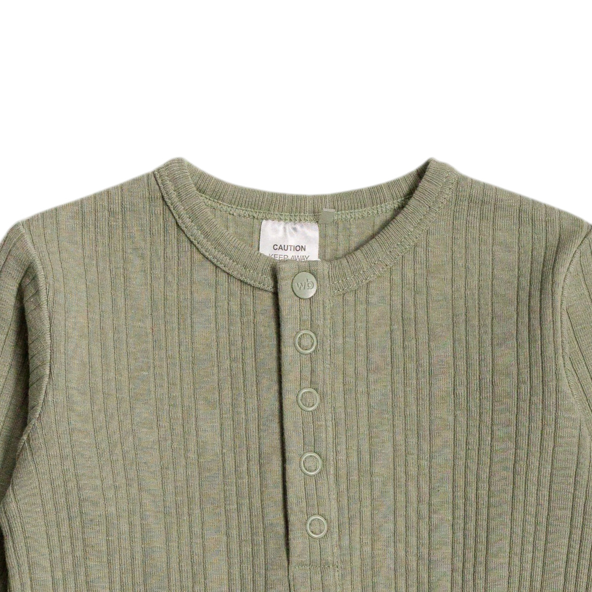 Merino Cotton Henley Suit - Flax Marl