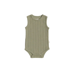 Merino Cotton Singletsuit - Flax Marl