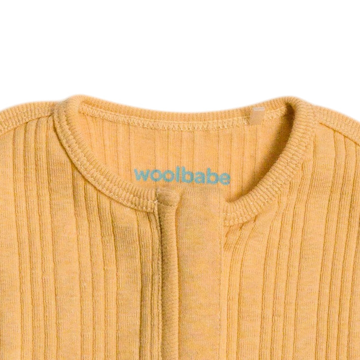 Merino Cotton Zip Swaddle - Buttercup Marl