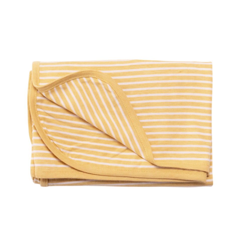 Merino Cotton Swaddle Blanket - Buttercup