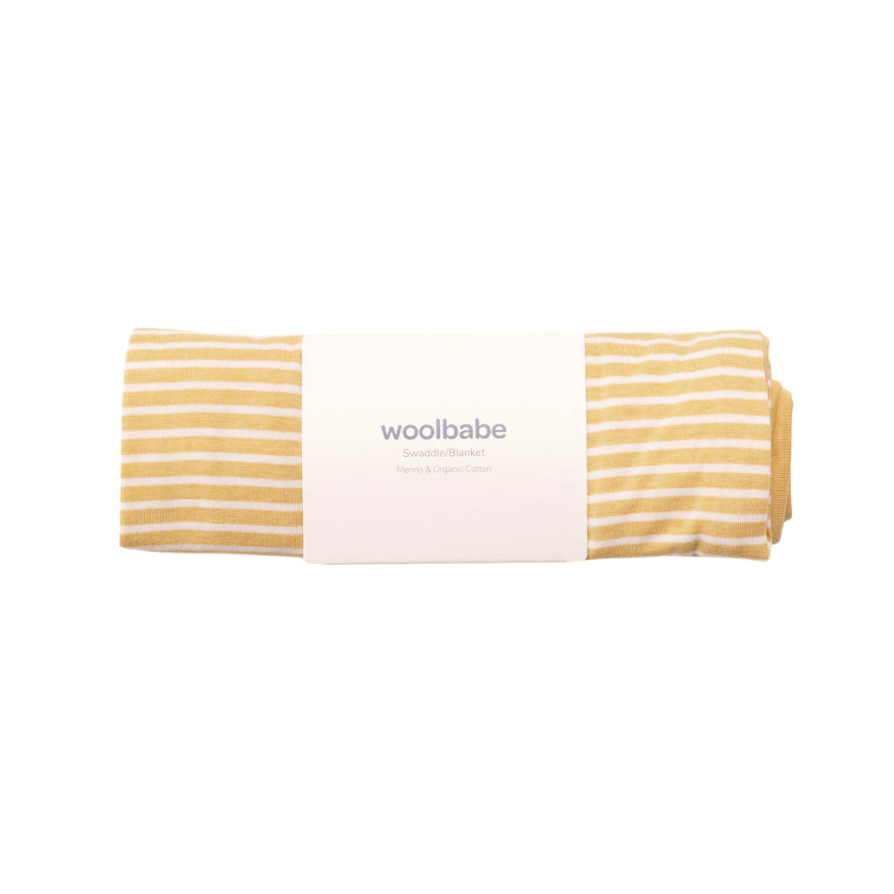 Merino Cotton Swaddle Blanket - Buttercup