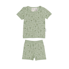 Merino Cotton Summer Pyjamas - Flax Zealandia