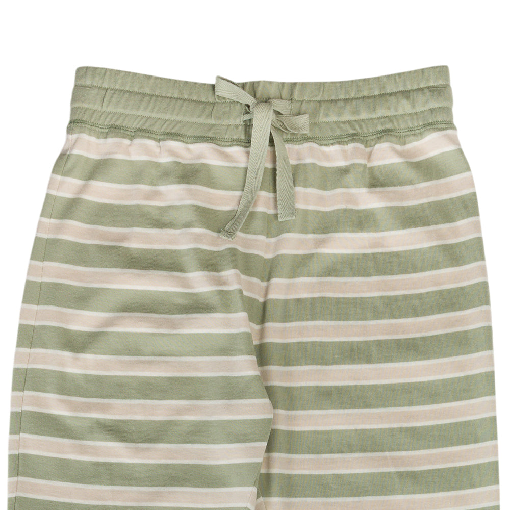 Merino Cotton Relaxed Winter Pyjamas - Flax/Dune