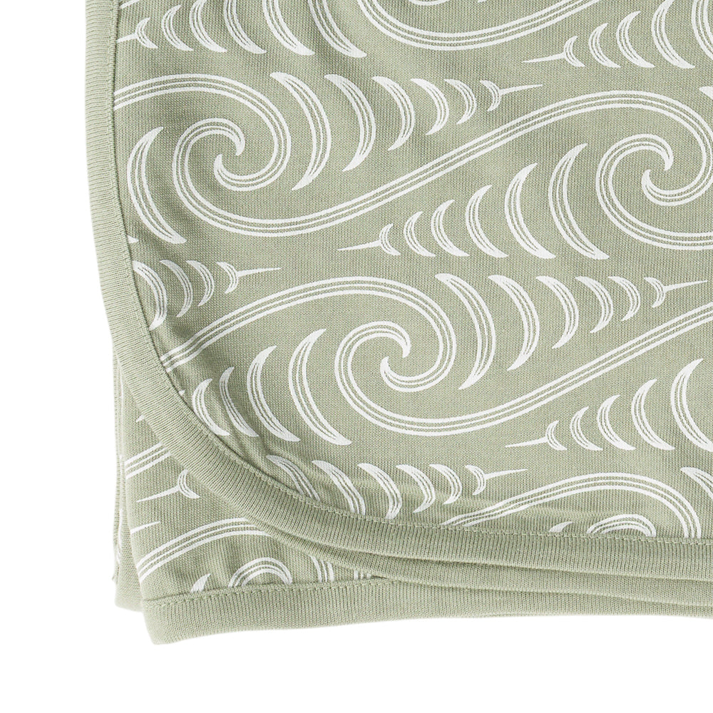 Merino Cotton Swaddle Blanket - BO & KO Flax Ngaru