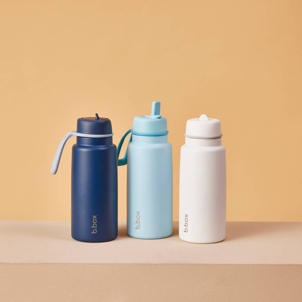 Insulated Flip Top Drink Bottle - Midnight