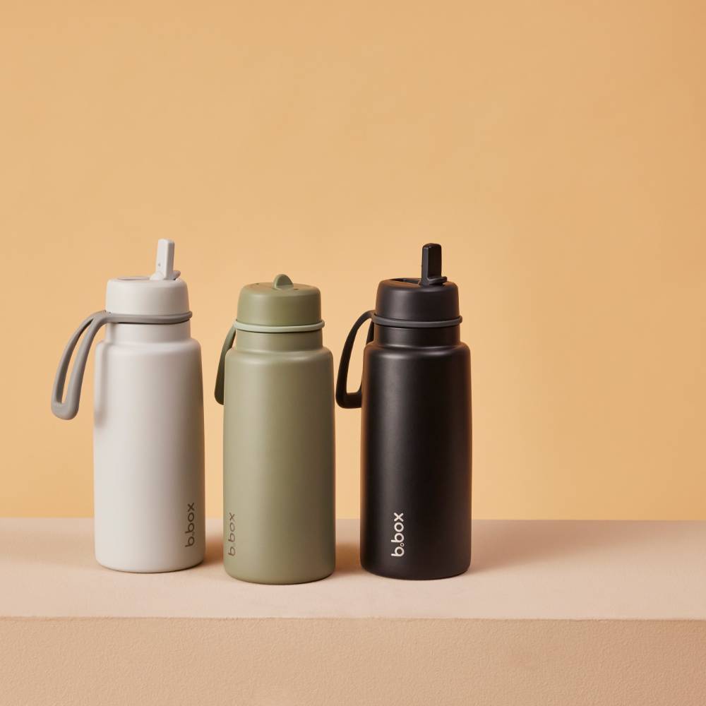 Insulated Flip Top Drink Bottle - Shadow
