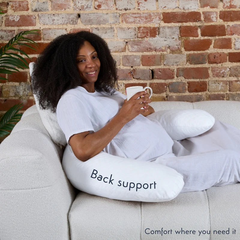 Breathe Pregnancy Pillow - Luxe White