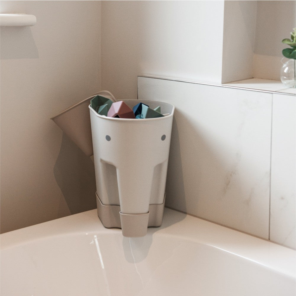 Ellie Bath Toy Drying Caddy/Storage Bin - Blush