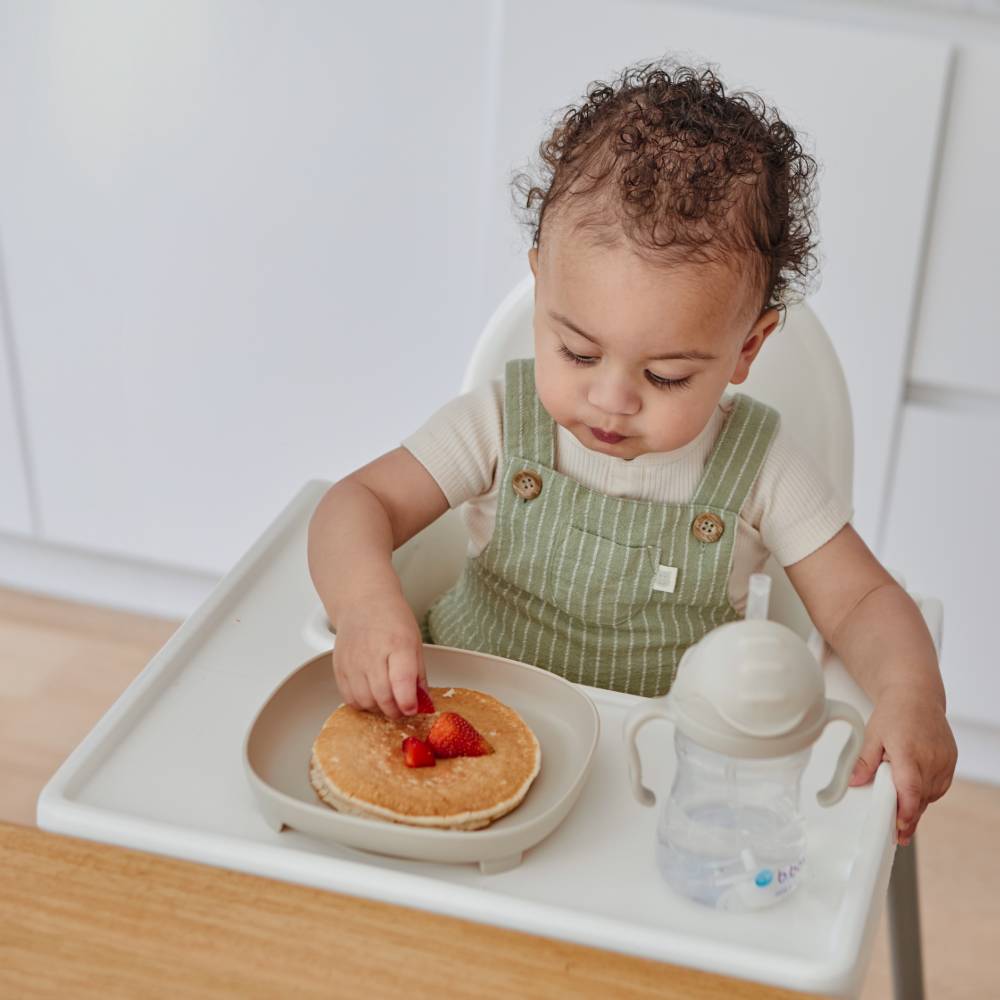 2 in 1 Suction Plate - Latte