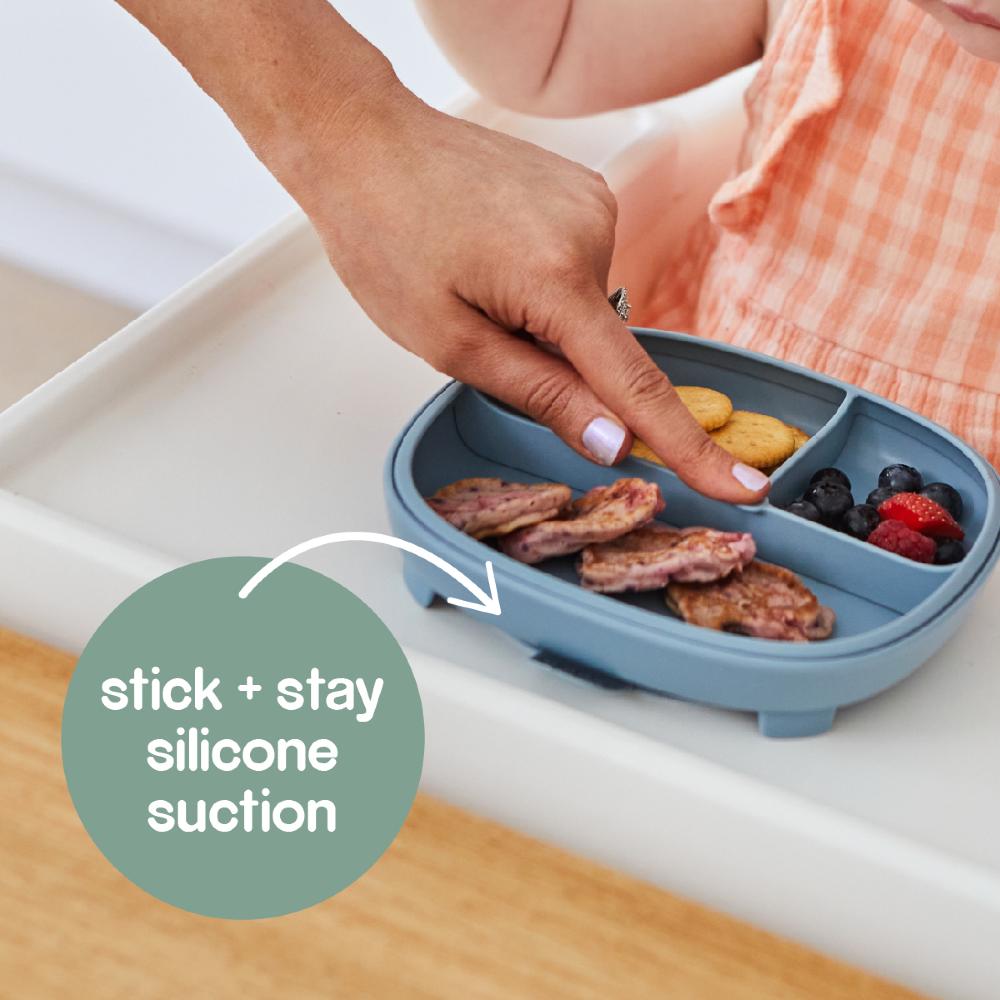 2 in 1 Suction Plate - Latte