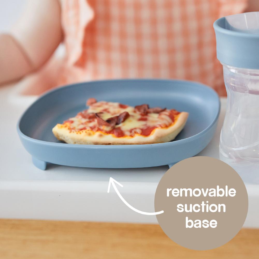 2 in 1 Suction Plate - Latte