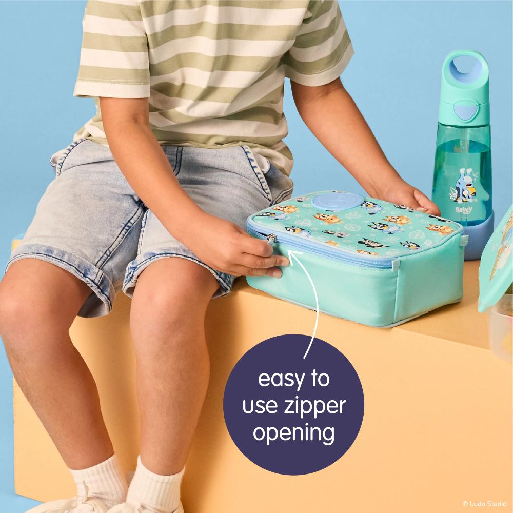 Flexi Insulated Lunch Bag - Bluey - Teal