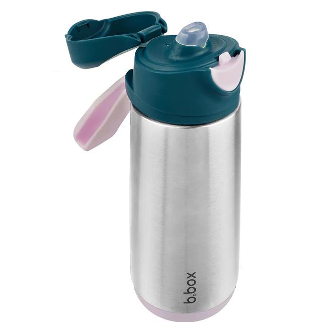 Insulated Sport Spout Bottle - Indigo Rose