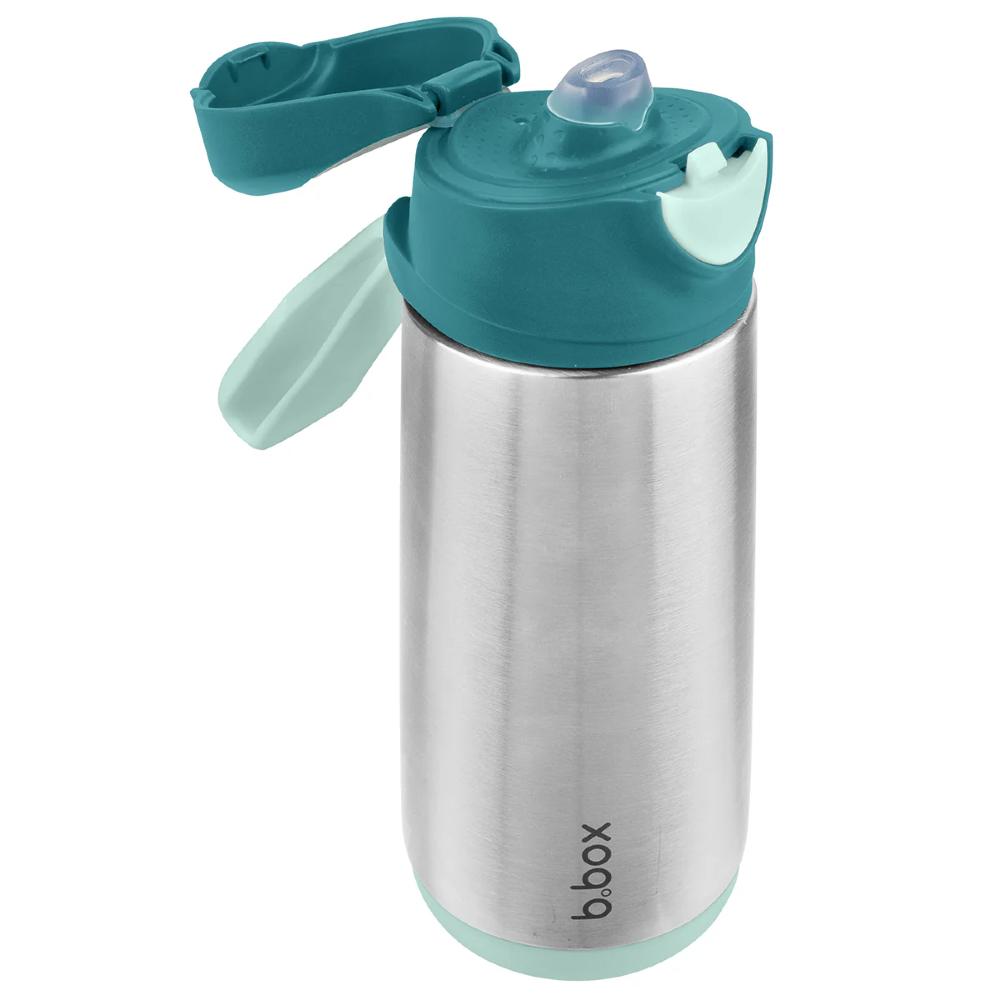 Insulated Sport Spout Bottle - Emerald Forest