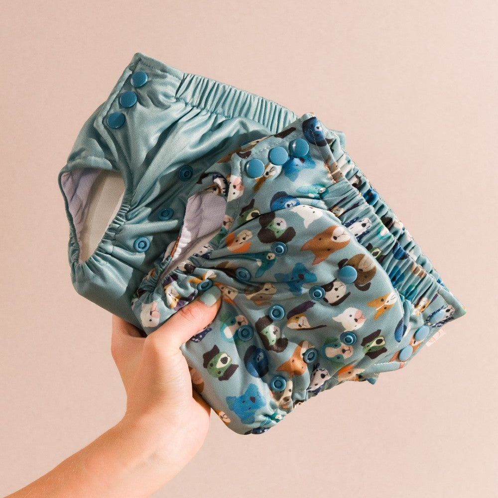 Straight Up Nappy Pants - Denim