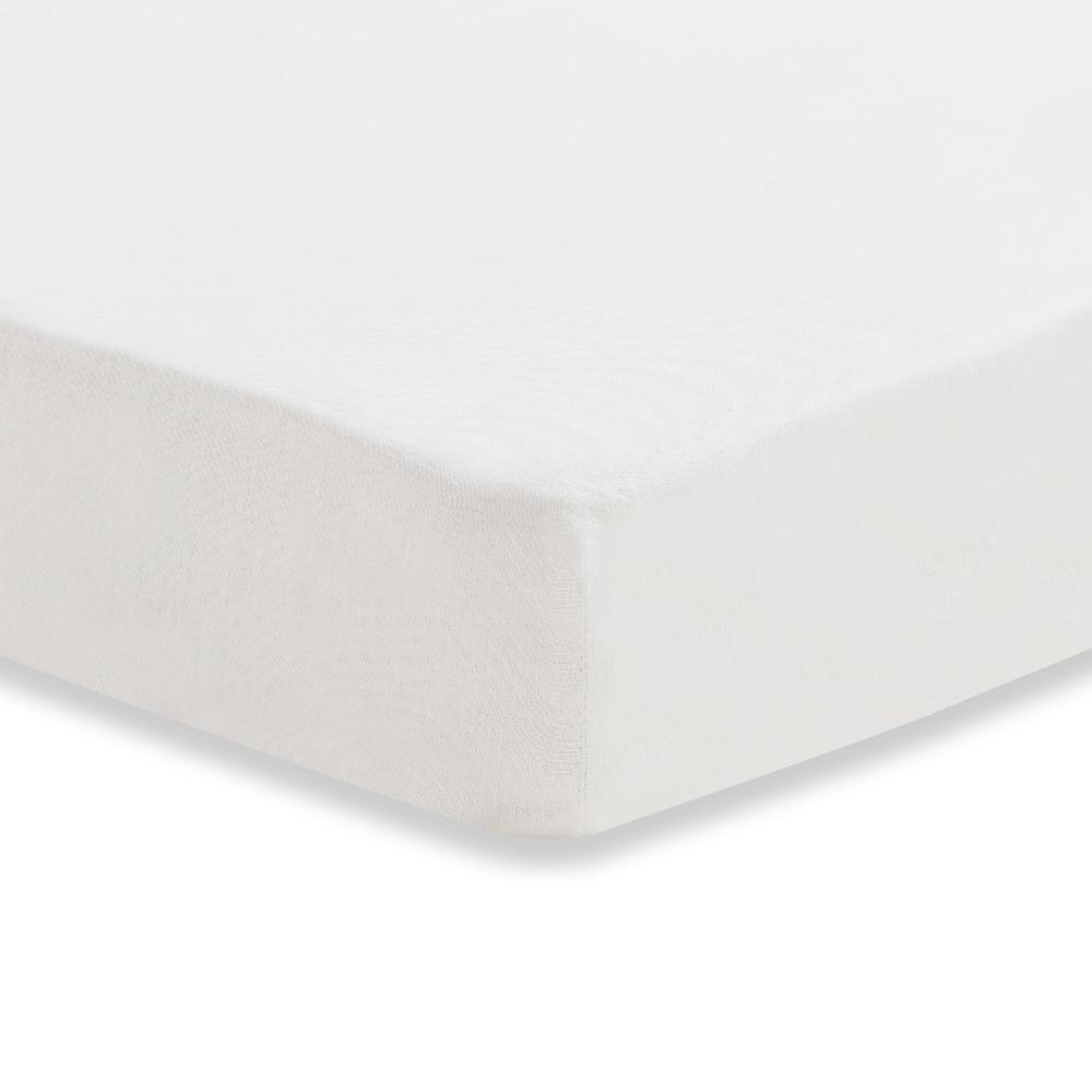 Fitted Cotton Sheet - White