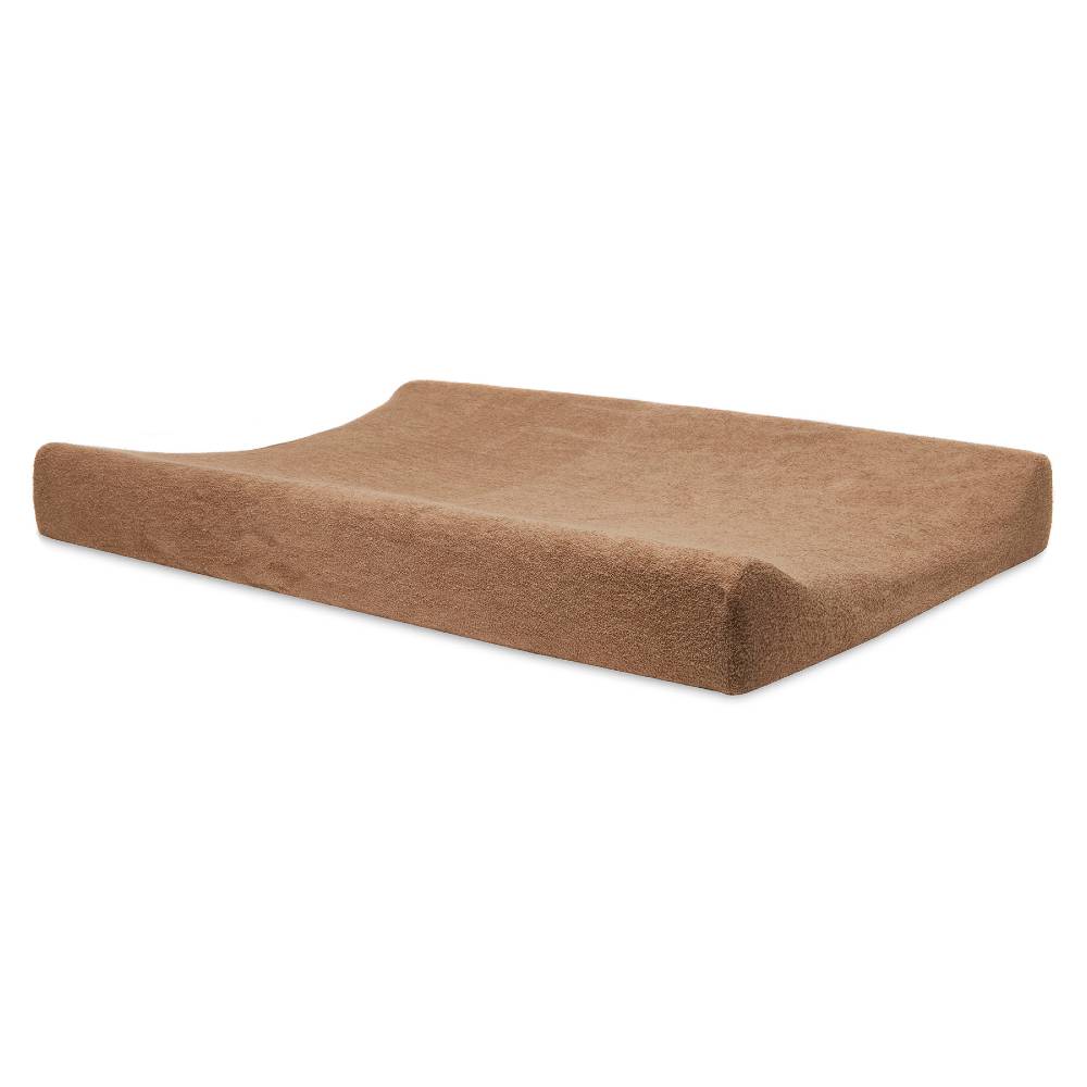 Terry Change Mat Cover - Biscuit