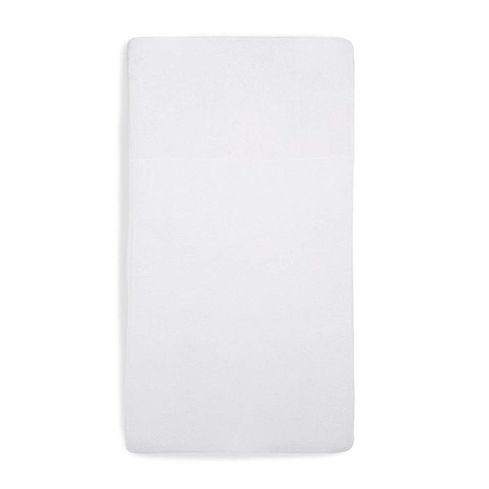 Fitted Terry Waterproof Sheet - White