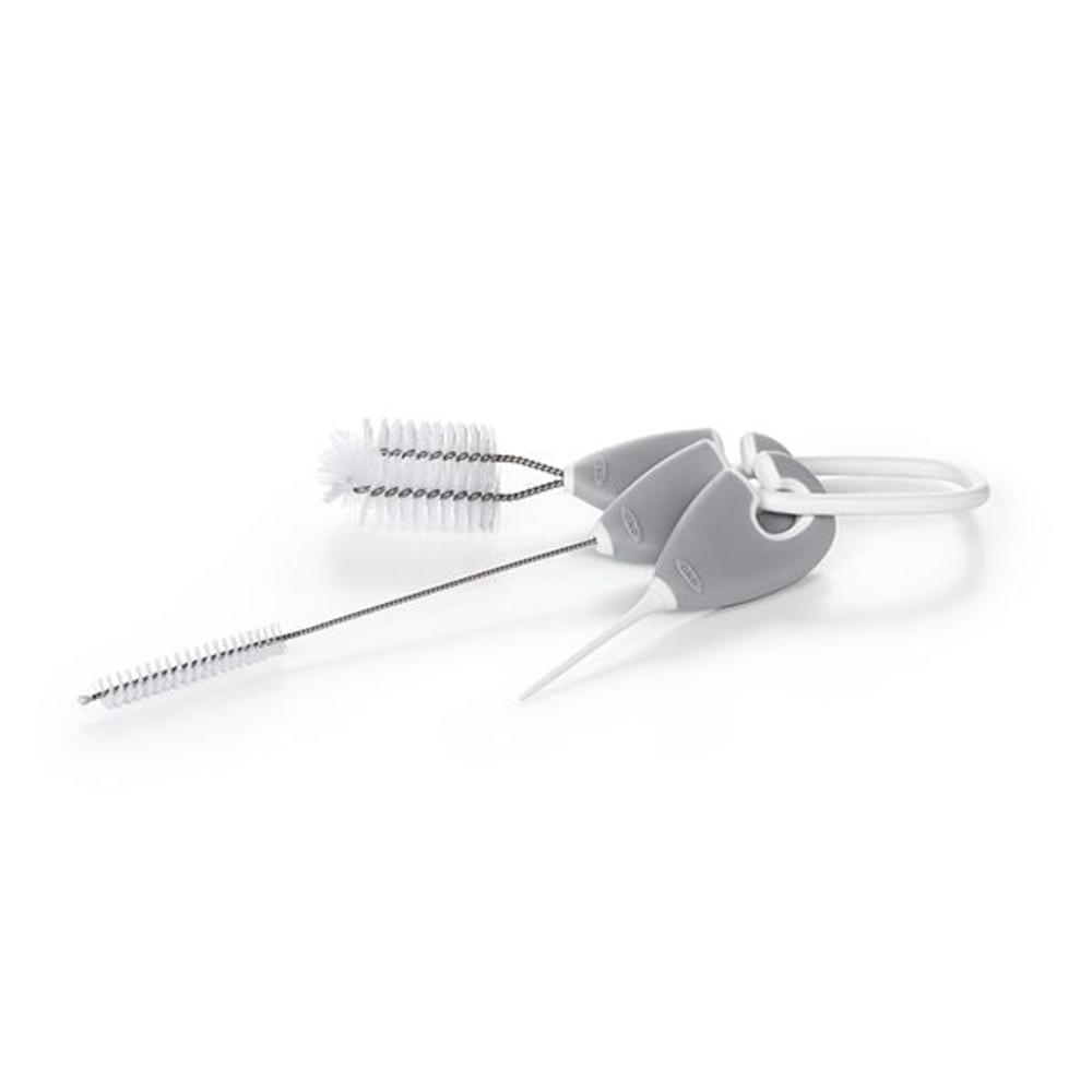 Straw & Sippy Cup Top Cleaning Set - Grey