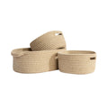 Cotton Rope 3pc Storage - Natural