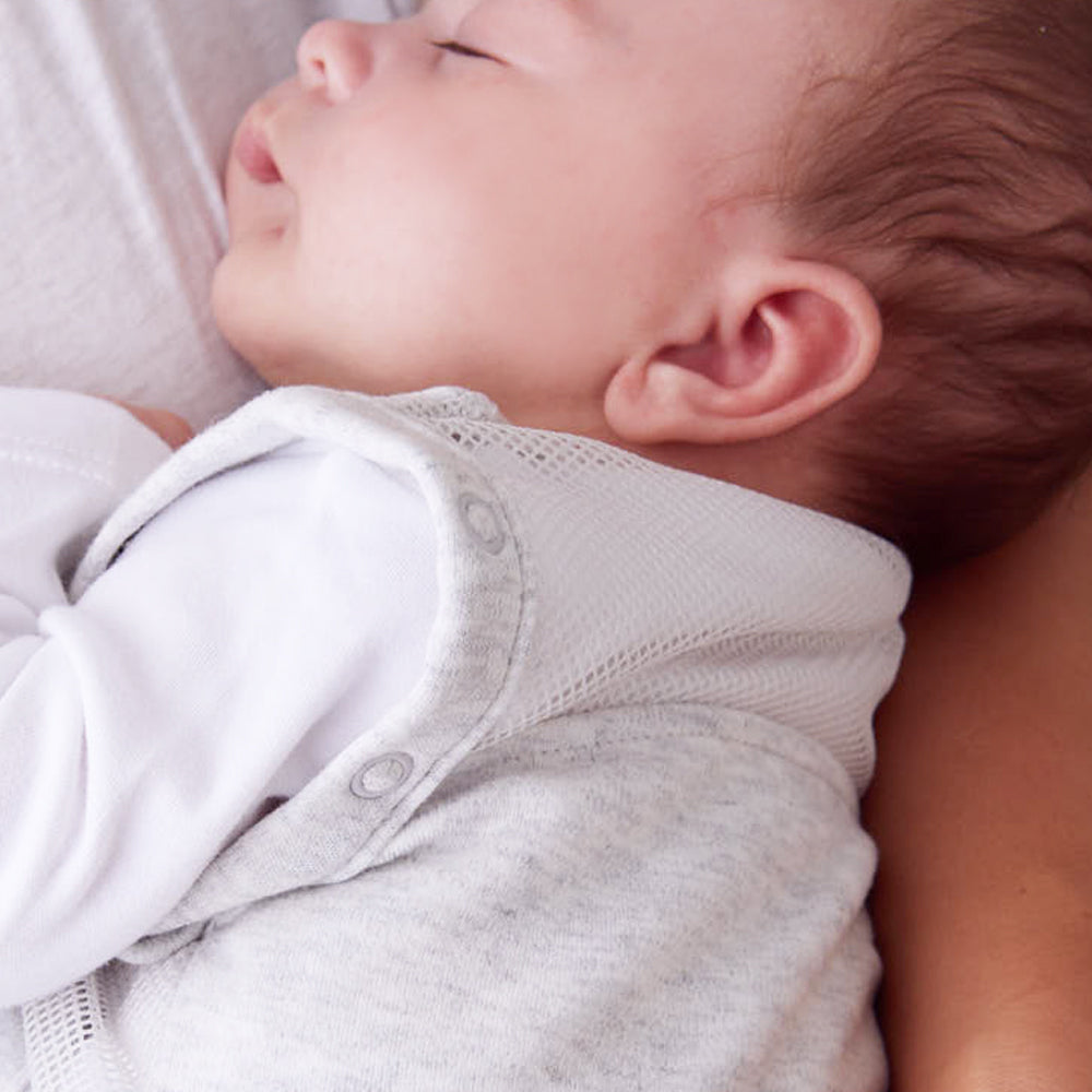 2.5 tog Swaddle to Sleep Bag - All Seasons - Minimal Grey