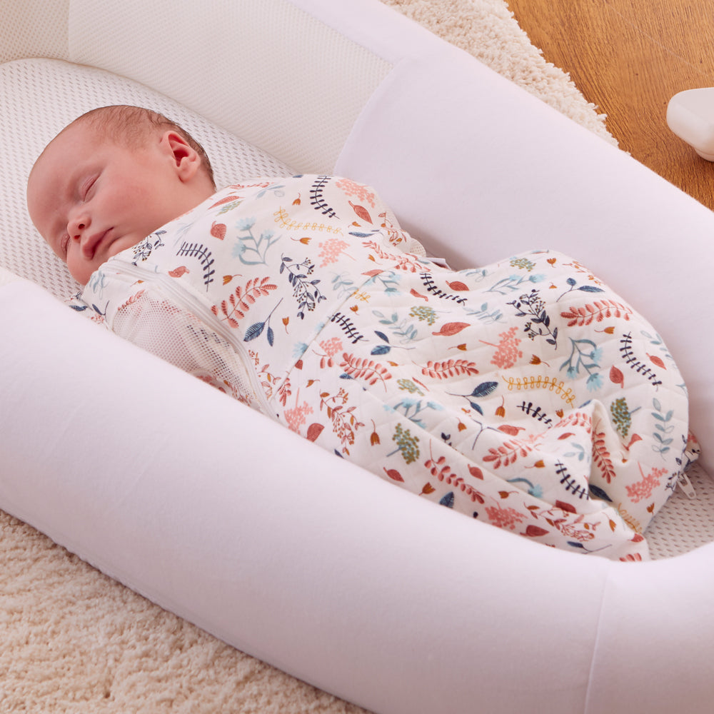 2.5 tog Swaddle to Sleep Bag - All Seasons - Botanical