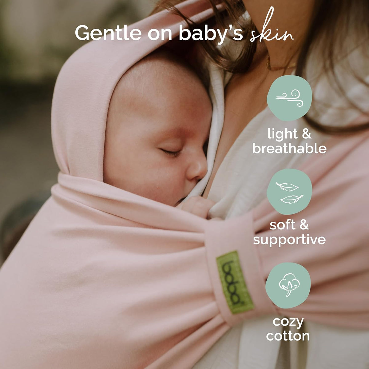 Bliss Baby Wrap Carrier - Bloom