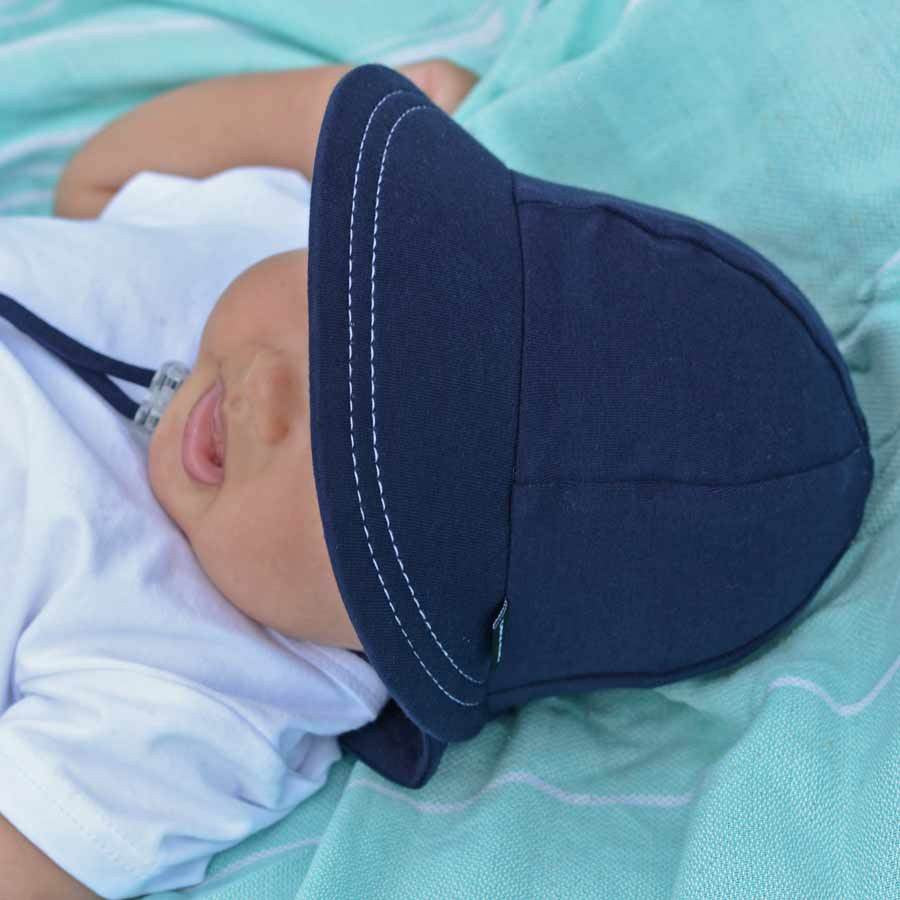 Legionnaire Flap Sun Hat - Navy