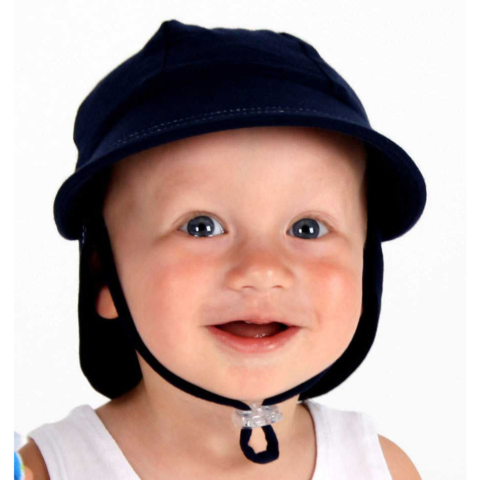 Legionnaire Flap Sun Hat - Navy
