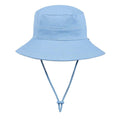 Classic Bucket Sun Hat - Chambray on a white background