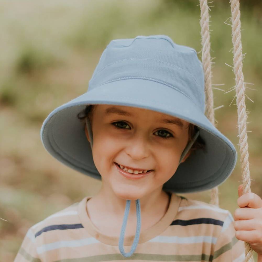 Classic Bucket Sun Hat - Chambray