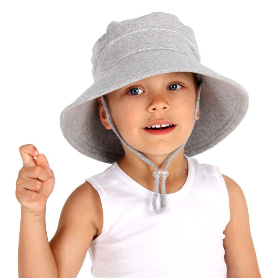Classic Bucket Sun Hat - Grey Marle