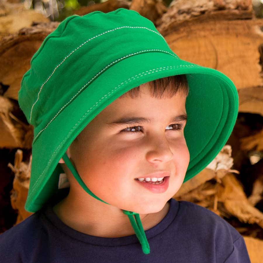 Classic Bucket Sun Hat - Green