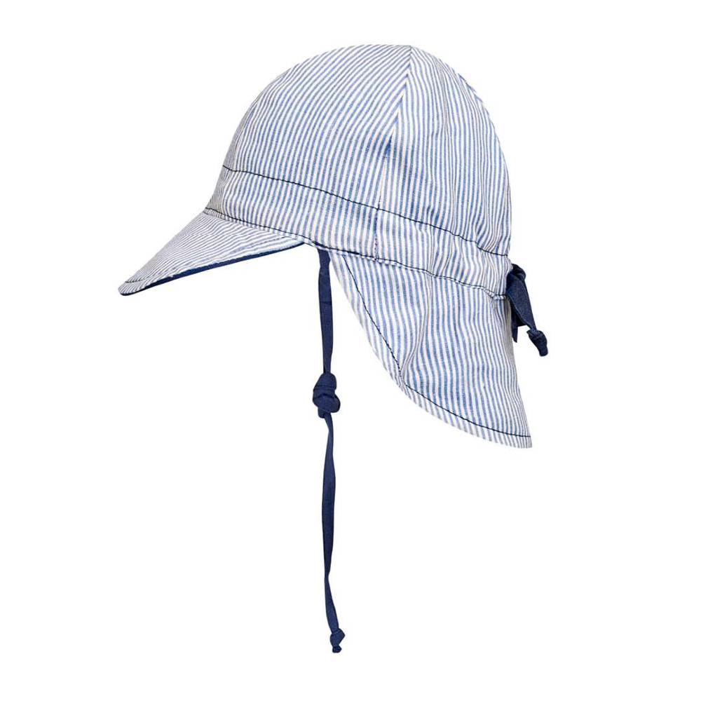 Lounger Legionnaire Reversible Flap Sun Hat - Charlie/Indigo
