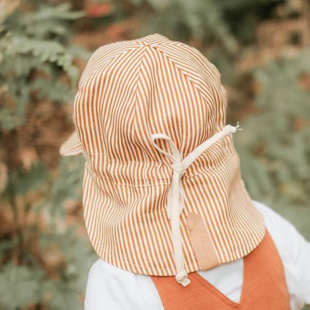 Lounger Legionnaire Reversible Flap Sun Hat - Frankie/Flax