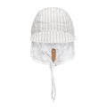 Lounger Legionnaire Reversible Flap Sun Hat - Finley/Blanc on a white background