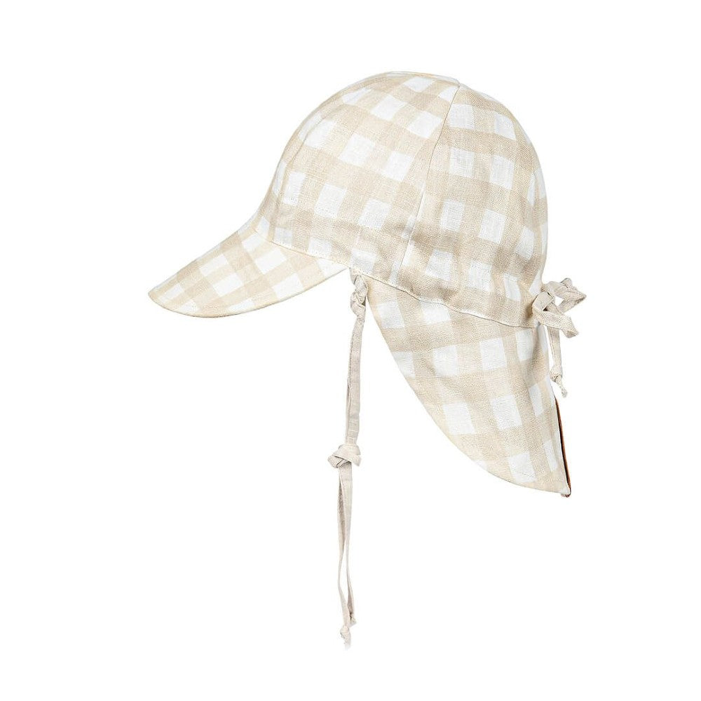 Lounger Legionnaire Reversible Flap Sun Hat - Flynn/Flax