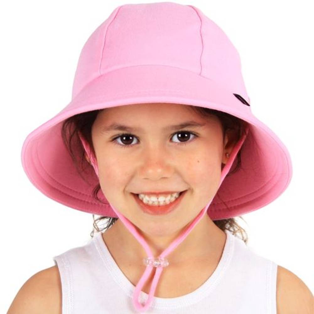 Ponytail Bucket Sun Hat - Baby Pink