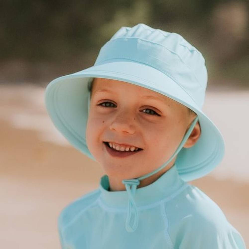 Swim Bucket Sun Hat - Aqua