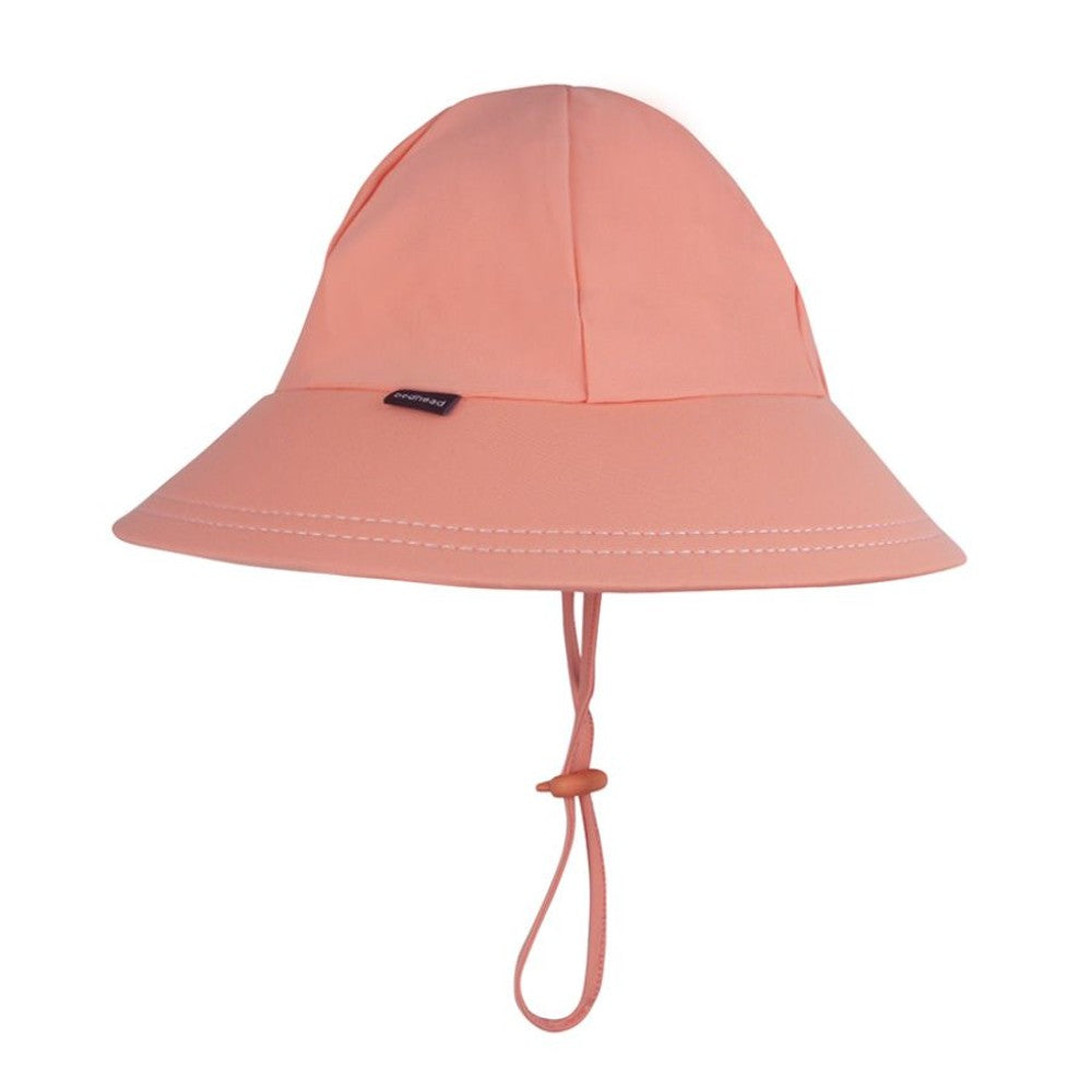 Swim Ponytail Bucket Sun Hat - Peach