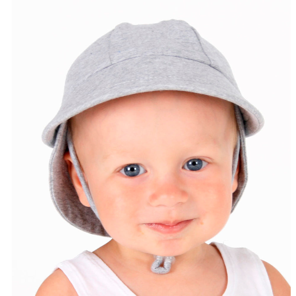 Legionnaire Flap Sun Hat - Grey Marle