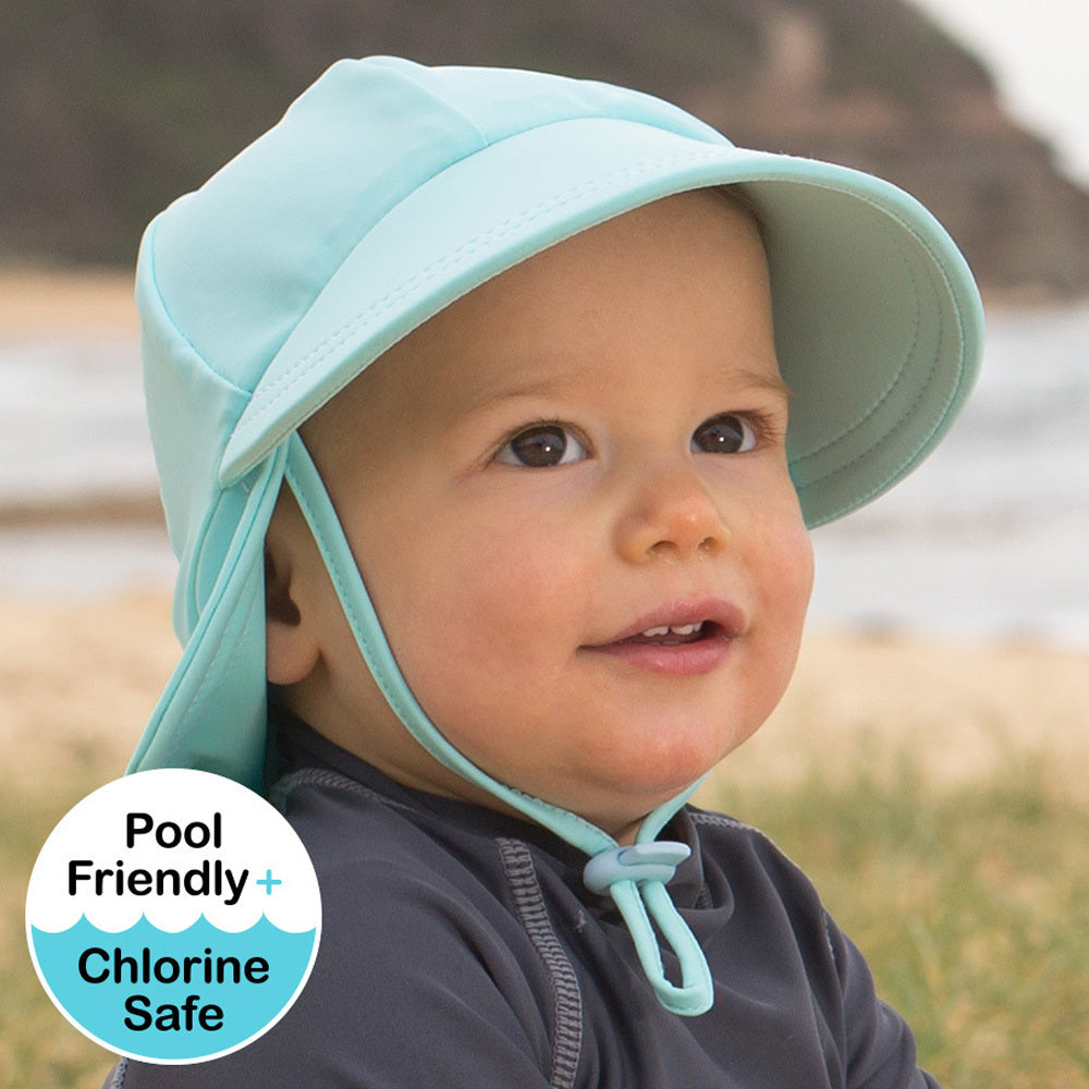 Swim Legionnaire Sun Hat - Aqua